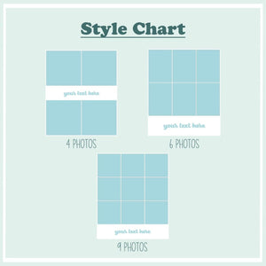 Personalized Photo Blanket with Text - Family Memorial Anniversary Couples Gift