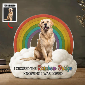 Forever In My Heart Memorial Personalized Rainbow Acrylic Plaque