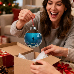 Diving Home For Christmas Personalized Scuba Diving Ornament