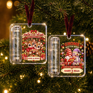 Couple Gift Personalized Christmas Cash Holder Acrylic Ornament