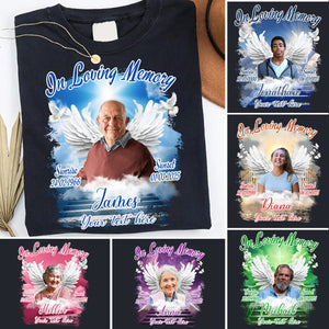 Custom Photo In Loving Memory - Memorial Personalized T shirt