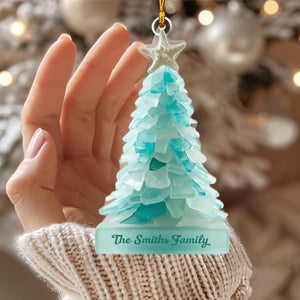 Small Christmas Tree - Personalized Family Ornament