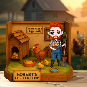Personalized Gifts For Farmer Plaque Chicken Coop