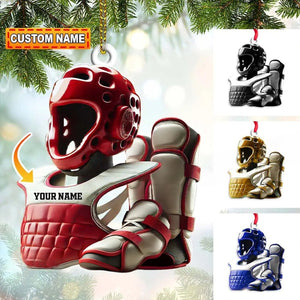 Personalized Karate Ornament Karate Lover Christmas Gift