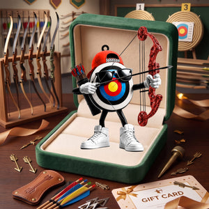 Custom Archery Hanging Ornament – Personalized Gift For Archers & Bowhunters