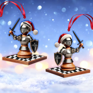 Personalized Chess Ornament Chess Lover Christmas Gift