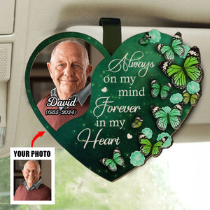 On My Mind - Personalized Custom Car Visor Clip