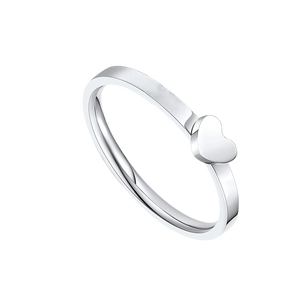 Couple Ring - Personalized Name Matching Heart Promise Rings