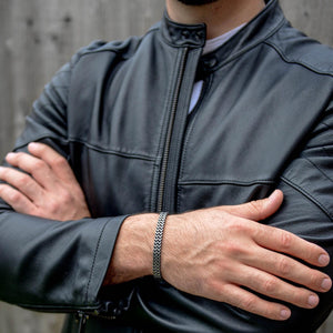 Men's Personalised Stainless Steel Bracelet Gift For Dad, Son, Husband