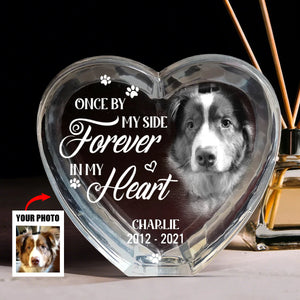 Custom Photo Your Love Lives On In My Heart - Memorial Personalized Engraved Plaque