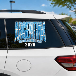 Rep Your Nation โ Personalized 2026 Soccer Country Decal