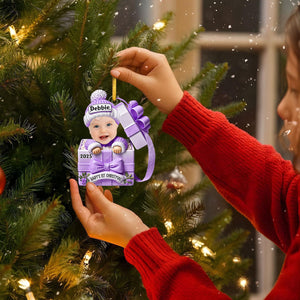 Gift Box Baby - Personalized Acrylic Ornament