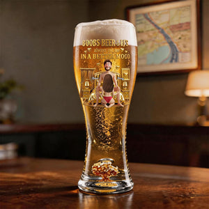 Personalized "Naughty Couples" Beer Glass โ Gift For Couples