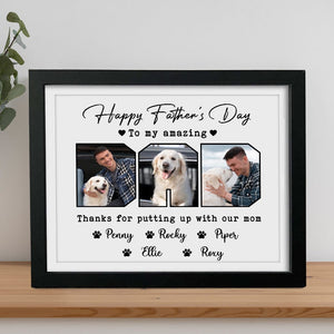 Personalized Photo Happy Father's Day To My Amazing Dad Picture Frame
