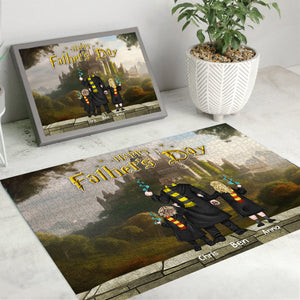 Personalized Jigsaw Puzzles Of Magic castle For Father's Day