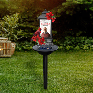 Custom Photo A Light Remains - Personalized Solar Light