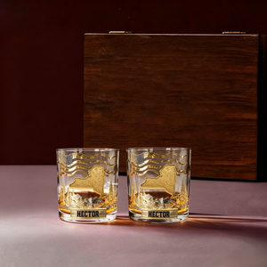 Personalized "The State Pride" Whiskey Glass โ Luxury Patriotic Gift