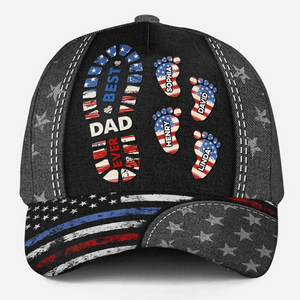 Best Dad Ever - Personalized Custom Classic Cap Gift For Father