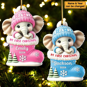 Personalized Baby First Christmas Ornament