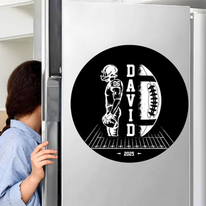 Custom Name American Football Personalized Sticker/Decal