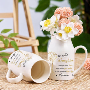 Personalized Custom Home Decor Flower Vase - House Warming Gift For Daughter, Granddaughter