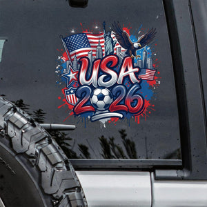 Personalized 2026 Soccer Country Decal | Perfect For Fan Events & Tailgates