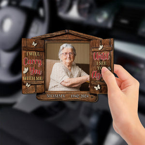 Personalized Photo Car Visor Clip - Until I See You Again