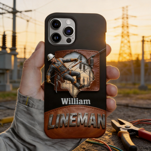 Cool Lineman - Personalized Lineman Phone Case