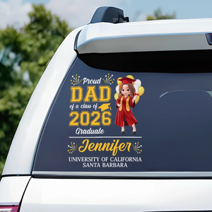 Custom Decal - Personalized Graduation Gifts For Him, Her - Go Where Your Dreams Take You