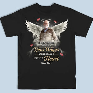 Custom Photo Always In My Heart - Memorial Personalized Unisex T-shirt