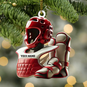 Personalized Karate Ornament Karate Lover Christmas Gift