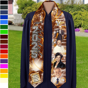 In Loving Memory - Personalized Graduation Sashes And Stoles