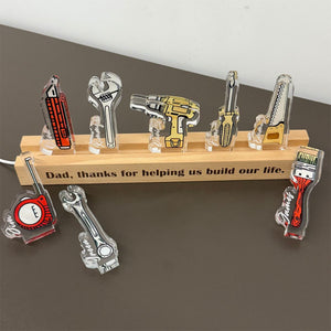 Personalized Daddy’s Little Helpers Lamp&Decor