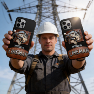 Cool Lineman - Personalized Lineman Phone Case