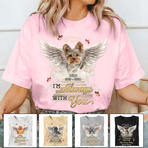 Custom Photo Always In My Heart - Memorial Personalized Unisex T-shirt