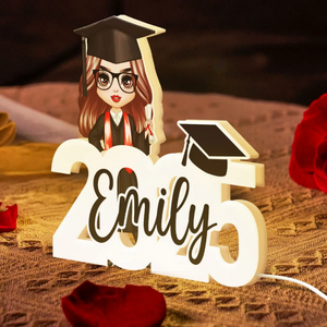 Custom 2025 Graduation Light Box - Personalized New Chapter Night Light Gift