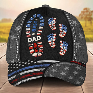 Best Dad Ever - Personalized Custom Classic Cap Gift For Father