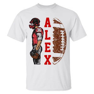 Matching Football Player - Personalized Football T Shirt Football Game Day