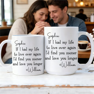 Love You Longer - Personalized Custom Coffee Mug