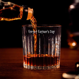 From Your Favorite Unemployed Freeloader Dog Dad - Personalized Whiskey Glass