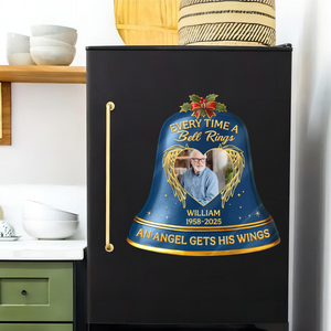 Every Time A Bell Rings - Custom Photo Memorial Personalized Sticker/Decal