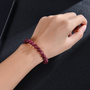 Energy & Love • Natural Stone Elastic Rope Bracelet