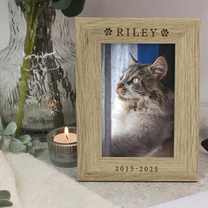 Personalised Pet Memorial Photo Frame