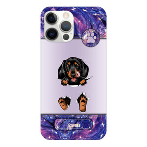 Puppy Pet Dog/Cat Pawprint Crack - Personalized Phone Case