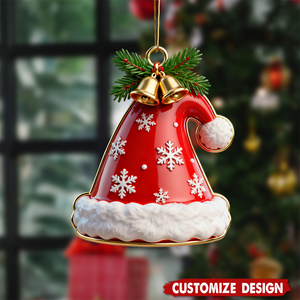 Snowman, Deer, Christmas Tree, Stockings, Snow House - Personalized Christmas Ornament Decorations Collection