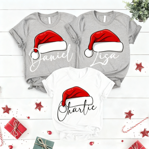 Personalized Name Christmas Family T Shirt