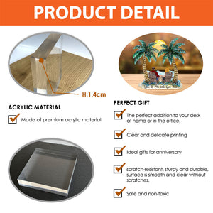 You And Me We Got This - Personalized Couple Custom Acrylic Plaque