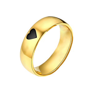 Couple Ring - Personalized Name Matching Heart Promise Rings