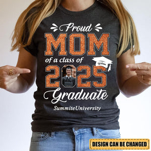 Personalized Graduation Shirts Class of 2025 Family Gifts For Family Member Graduation Shirt Proud Family