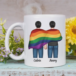 Pride Month LGBT You're My Rainbow - Personalized Mug Gift For Couple